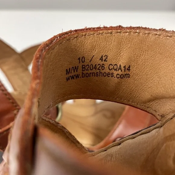 Born Belinda Open Toe Heeled Sandal Size 10 - Picture 14 of 16